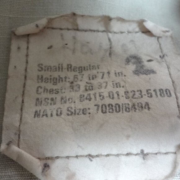 US ARMY CAMOFLAGE UNIFORM COAT JACKET SMALL SHORT CAMO TACTICAL FATIGUES L248 - Picture 4 of 8